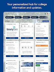 Collin College CougarWeb screenshot