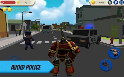 Robot Hero: City Simulator 3D