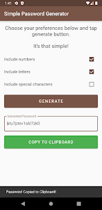 Simple Password Generator