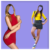 Short Dress Suit Montage icon