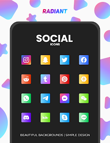 Radiant Icon Pack 1.0 APK + Mod (Free purchase) for Android