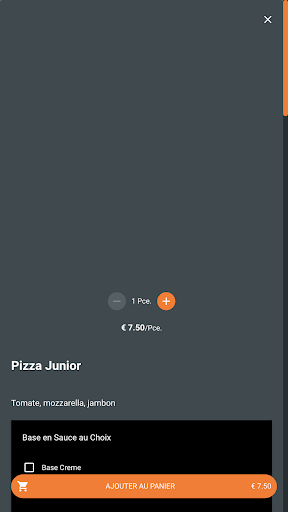 Espace Pizza Screen 2
