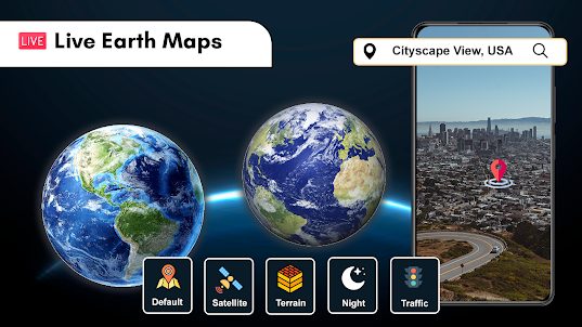 Earth Map Satellite