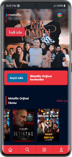 Metaflix.az | Movie Platform Screen 2