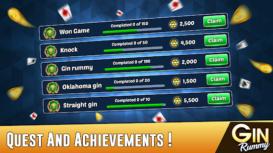 Gin Rummy Offline Card Game Screenshot