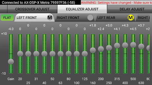 Android application AX-DSP-XL screenshort