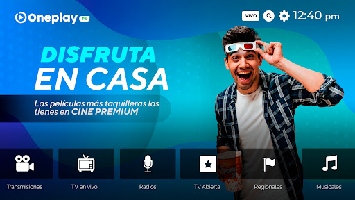 Android application Oneplay Perú screenshort