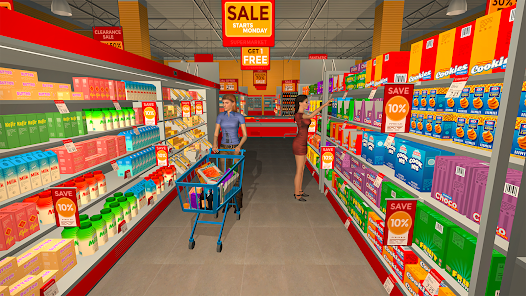 Supermarket Shopping Games 3D  screenshots 1