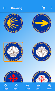 Camino Logo - pilgrim stamps