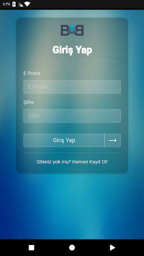 Android application BAB SOFTWARE screenshort
