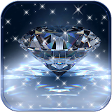 Diamond Deluxe Theme Blue gem icon