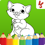 Cover Image of Скачать Книжка-раскраска Животные для детей  APK