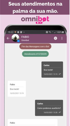 Android application OmniBot screenshort