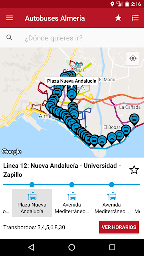 Autobuses de Almería Screen 2