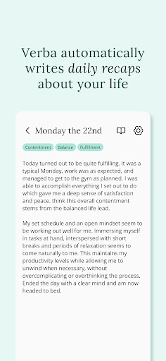 Verba: Recall life in therapy Screen 3