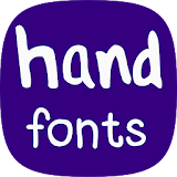 Hand Fonts for Samsung Galaxy icon
