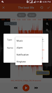Audio Converter (MP3 AAC OPUS) Capture d'écran