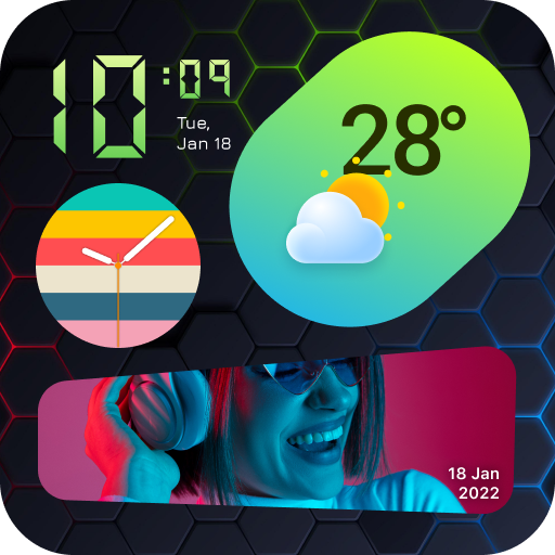 Widget OS 16: Live Wallpaper