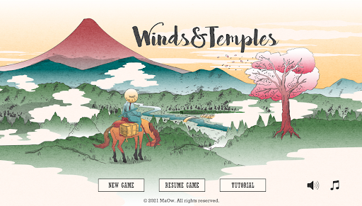 Android application Winds&Temples screenshort