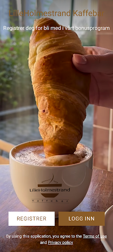 Android application LilleHolmestrand Kaffebar screenshort