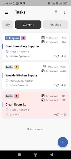 Screenshot of Task Inspector