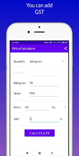 GST Calculator Screen 2