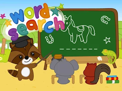 Caça-palavras conjunto de desenhos animados de doces jogo educativo para  crianças