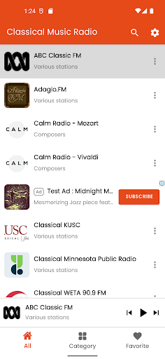 Android application Classical Music Radio screenshort