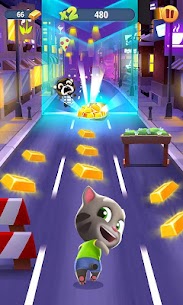 Talking Tom Gold Run Apk Mod for Android [Unlimited Coins/Gems] 3