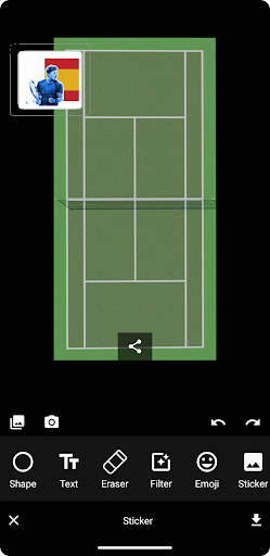 Android application Stickers - Rafa Nadal icons screenshort