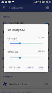 Flash Alerts on Call and SMS & Flash Notification 2.2.2 APK screenshots 2