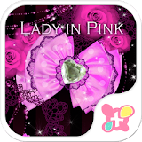 Ribbon wallpaper-Lady in Pink- icon