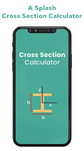 Android application Cross Section Area Calculator screenshort