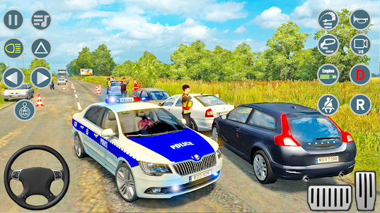 Mehrstöcki Polizei Auto spiele