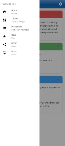 CustApp Lite Screen 2
