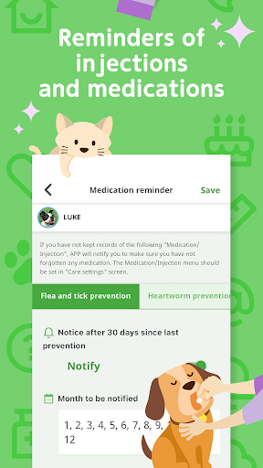 Screenshot of uchiccolog : Pets Scheduler