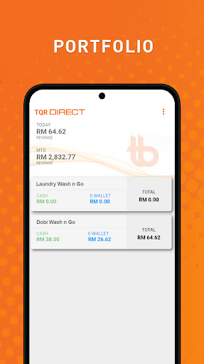 Android application TQR DIRECT screenshort