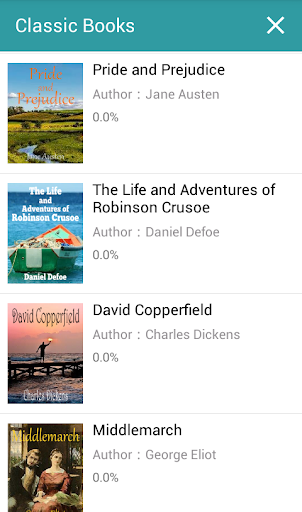 Classic Books Screen 2