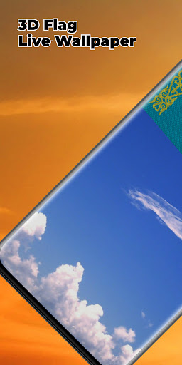 Android application Kazakhstan Flag Live Wallpaper screenshort