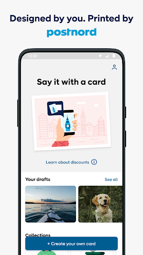 Android application Postcards screenshort