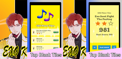 EXO Dont Fight The Feeling Piano Tiles