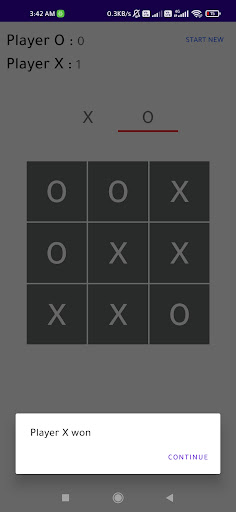 Tic Tac Toe Screen 3