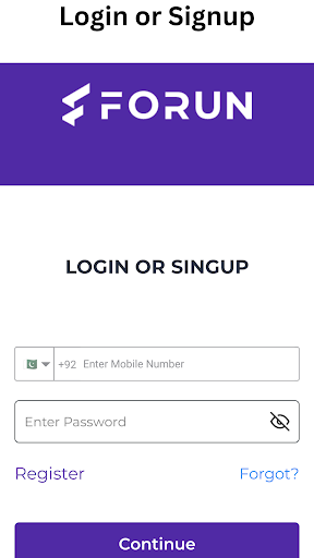 Android application Forun screenshort