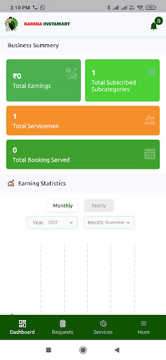 Darsha Instamart Provider Screen 2