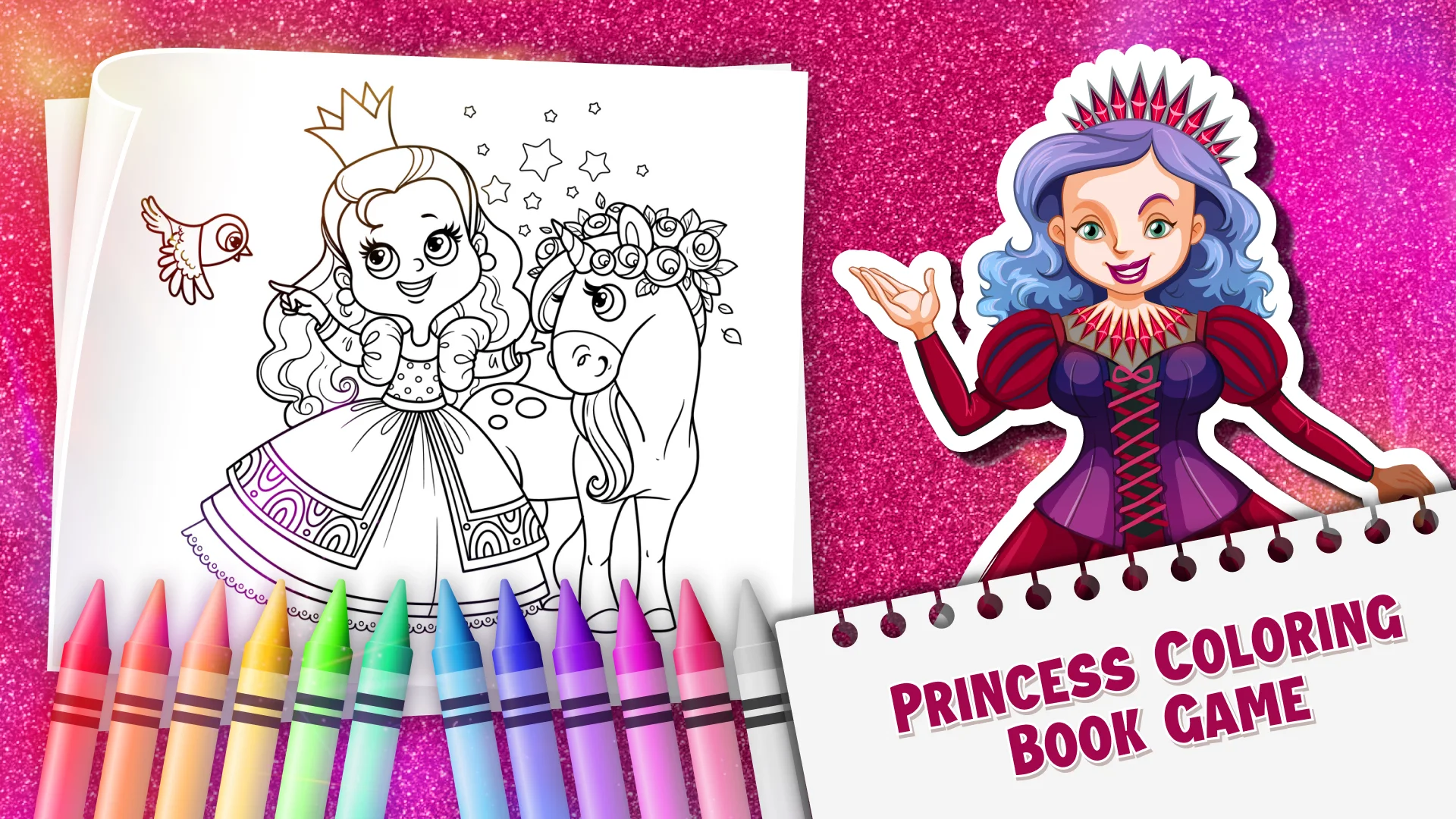 PC에서 Princess Coloring Book - Games 앱을 다운로드 - LD플레이어