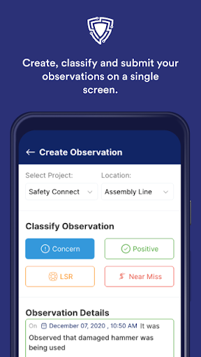 SafetyConnect: Health & Safety Screen 3