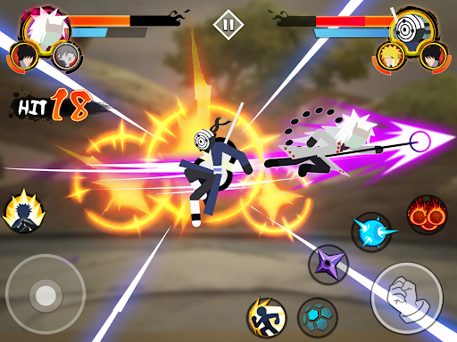 Stick Ninja - 3v3 Battle - Action - games