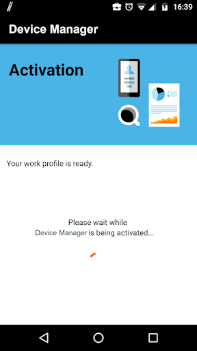 Orange Device Manager Screen 2