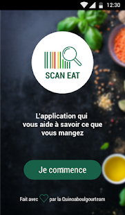 Scan Eat - Scanner alimentaire pour mieux manger Capture d'écran