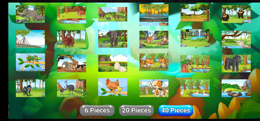 Android application Assembling pictures parts screenshort